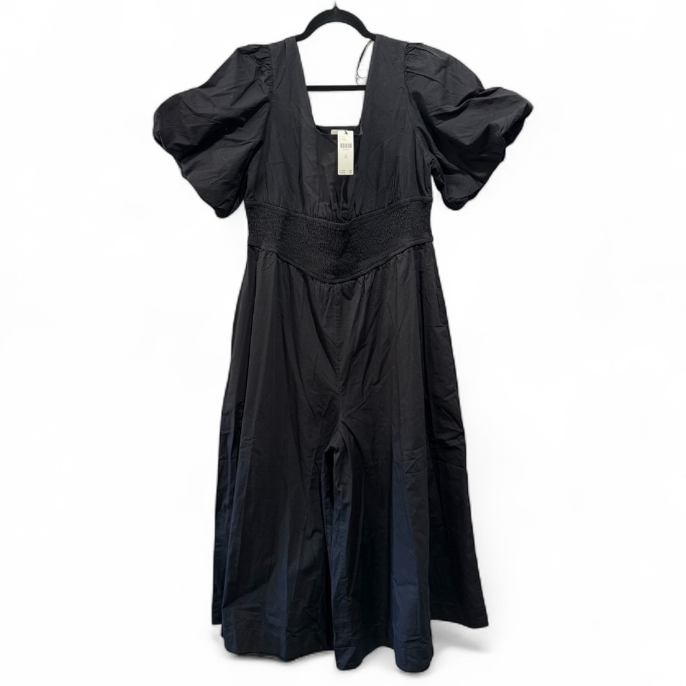Maeve Puff Sleeve Smocked Jumpsuit #200 - Picture 4 of 5